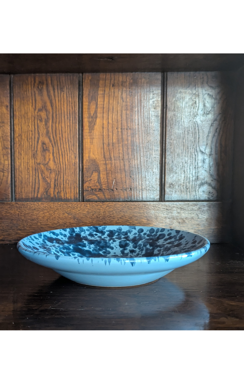 Almanac Splatter Bowl, azure/sky
