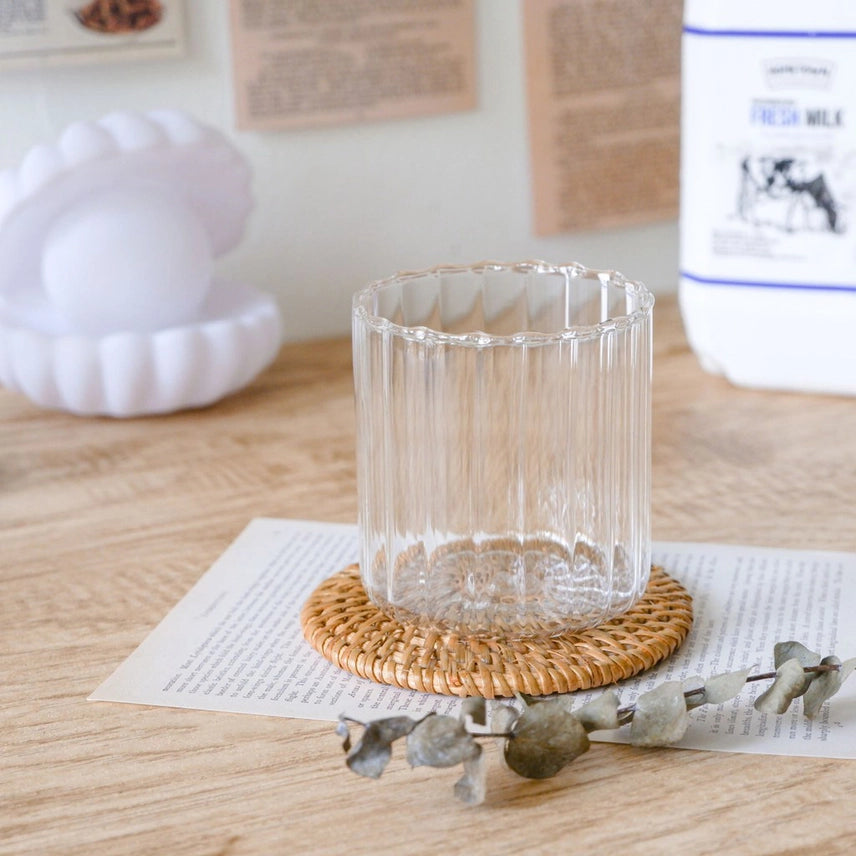 Round Rattan Coaster
