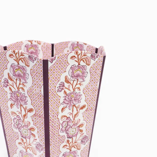 Craftboat Scalloped Basket 'Blooming Trellis Lilac'