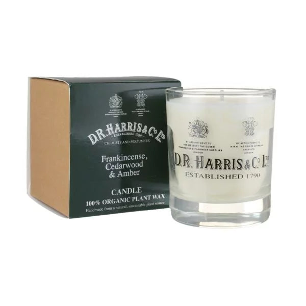 D. R. Harris Candle Frankincense, Cedarwood and Amber
