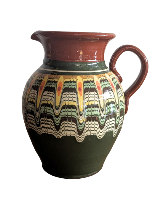 Brocca in ceramica di Troyan 1,5 l - vari colori