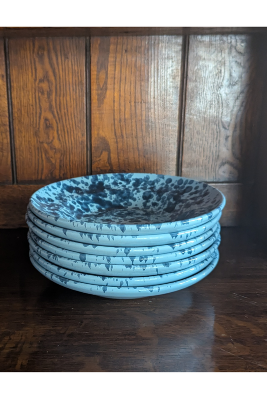 Almanac Splatter Bowl, azure/sky