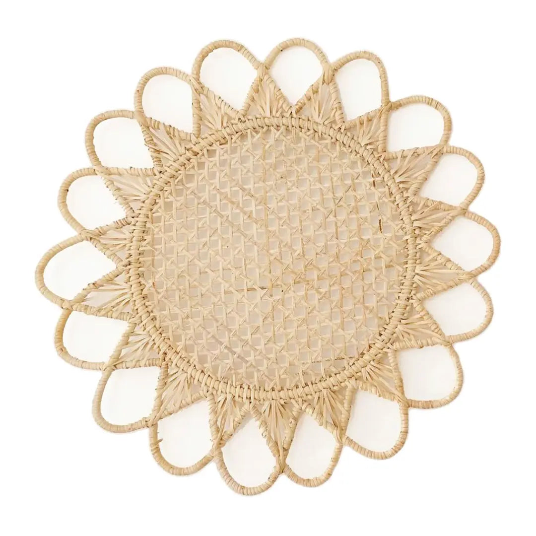 Sunflower Rattan Placemat