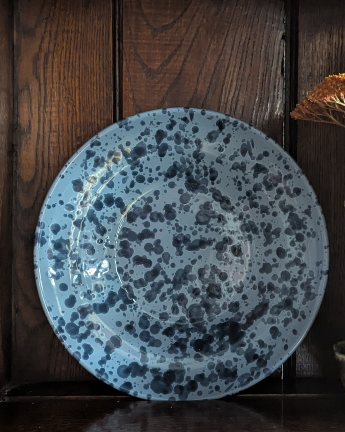 Almanac Splatter Bowl, azure/sky
