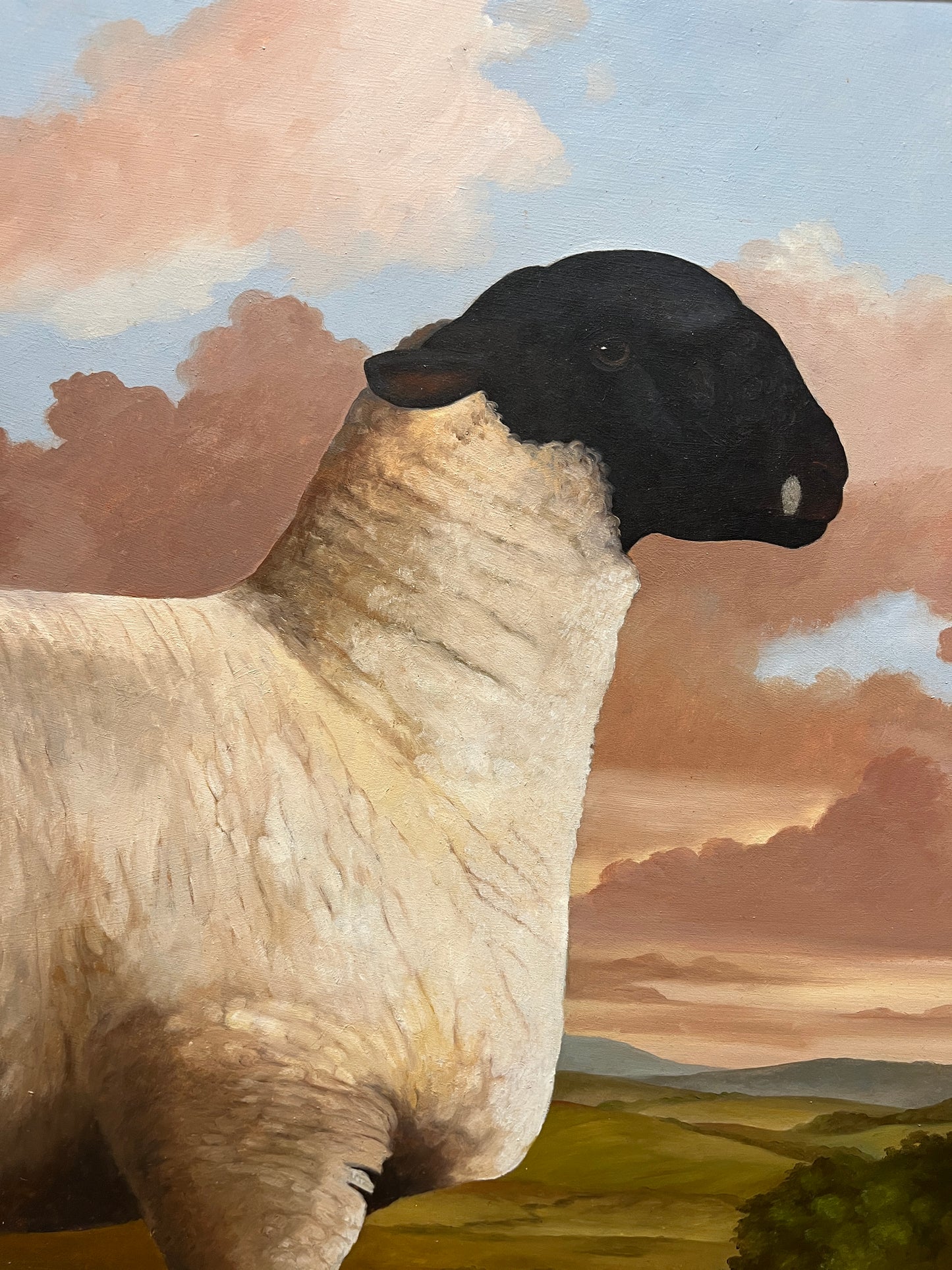 Lizzie Riches, 'Black-faced Sheep', 1993, oil on canvas