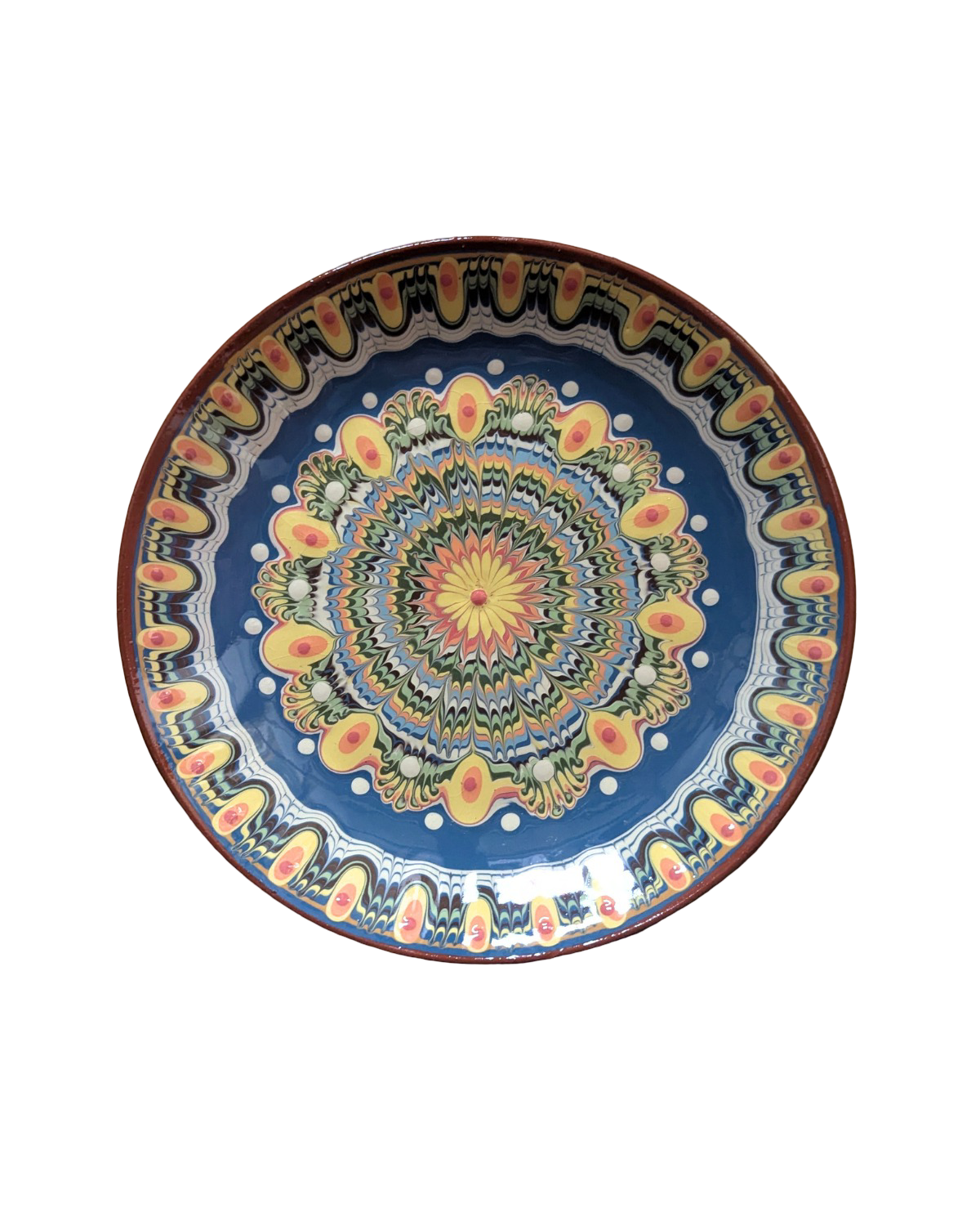 Troyan Ceramic dinner plate - various colours