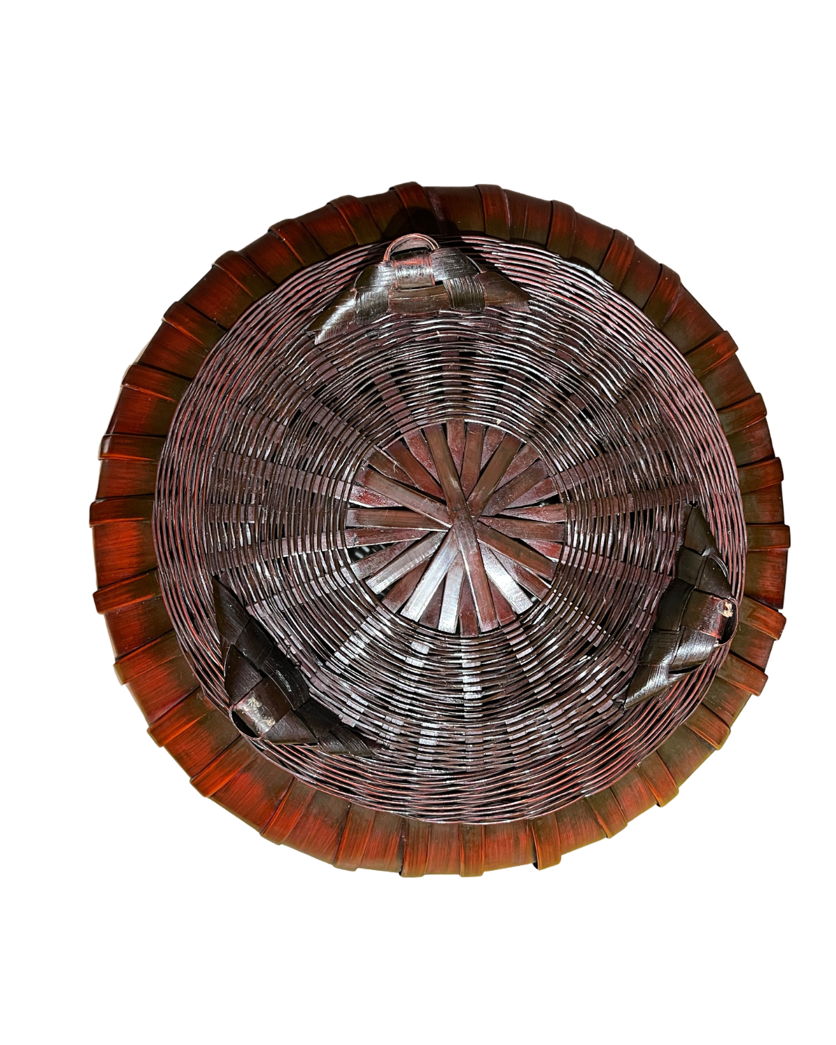 A Vintage Japanese Bamboo Ikebana Basket