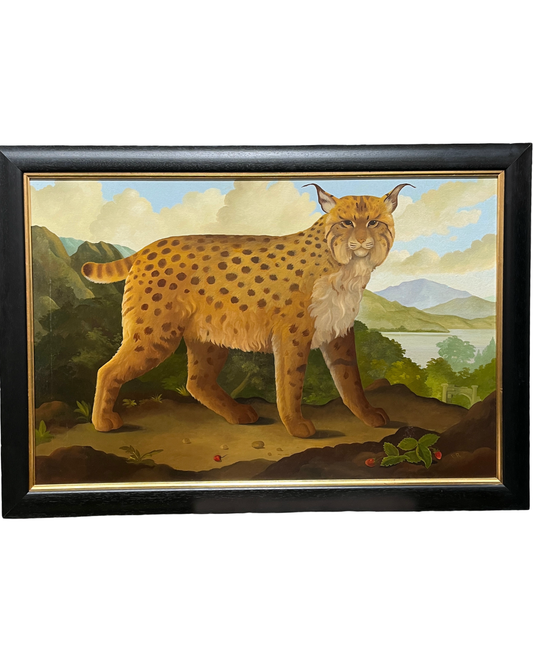 Lizzie Riches, 'Bobcat', 1993, olio su tela