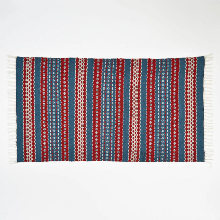 Fairisle Red Mat