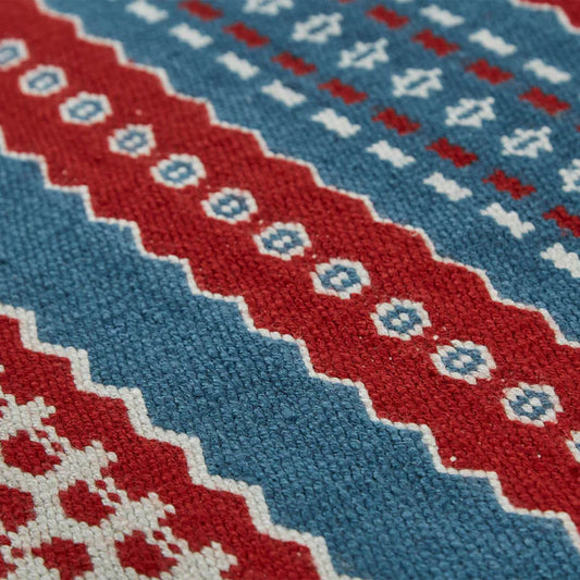 Fairisle Red Mat
