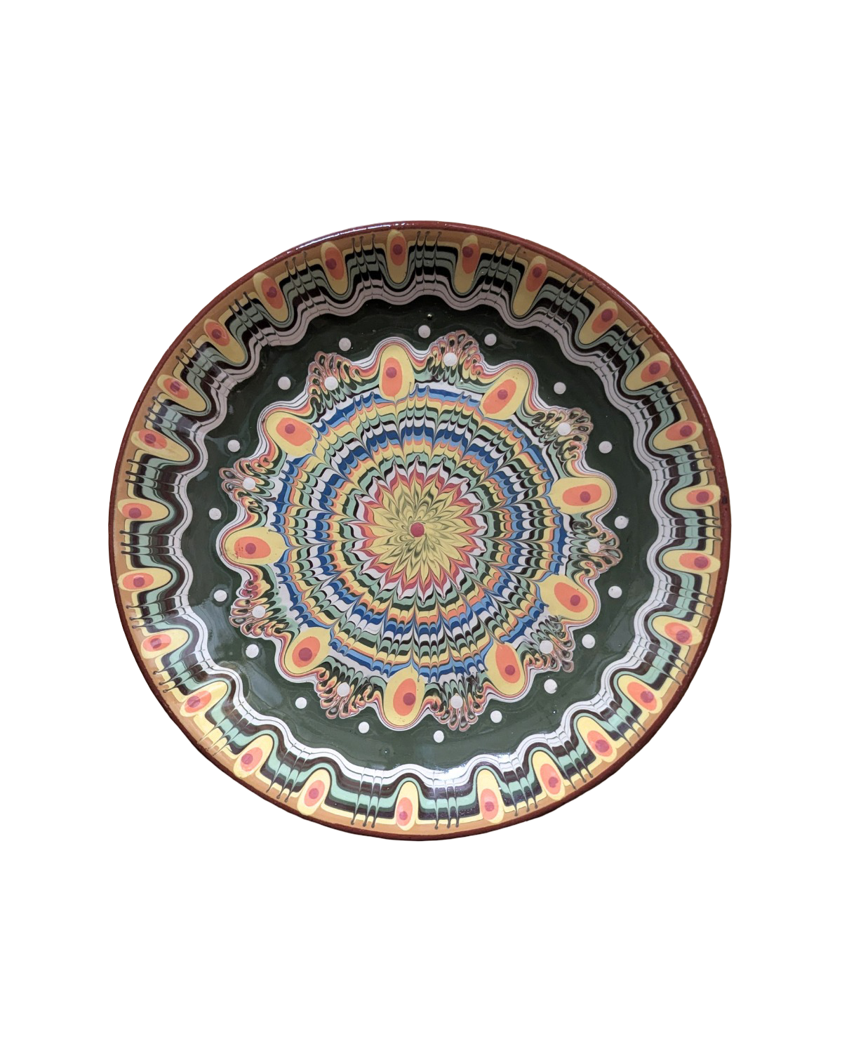 Troyan Ceramic dinner plate - various colours