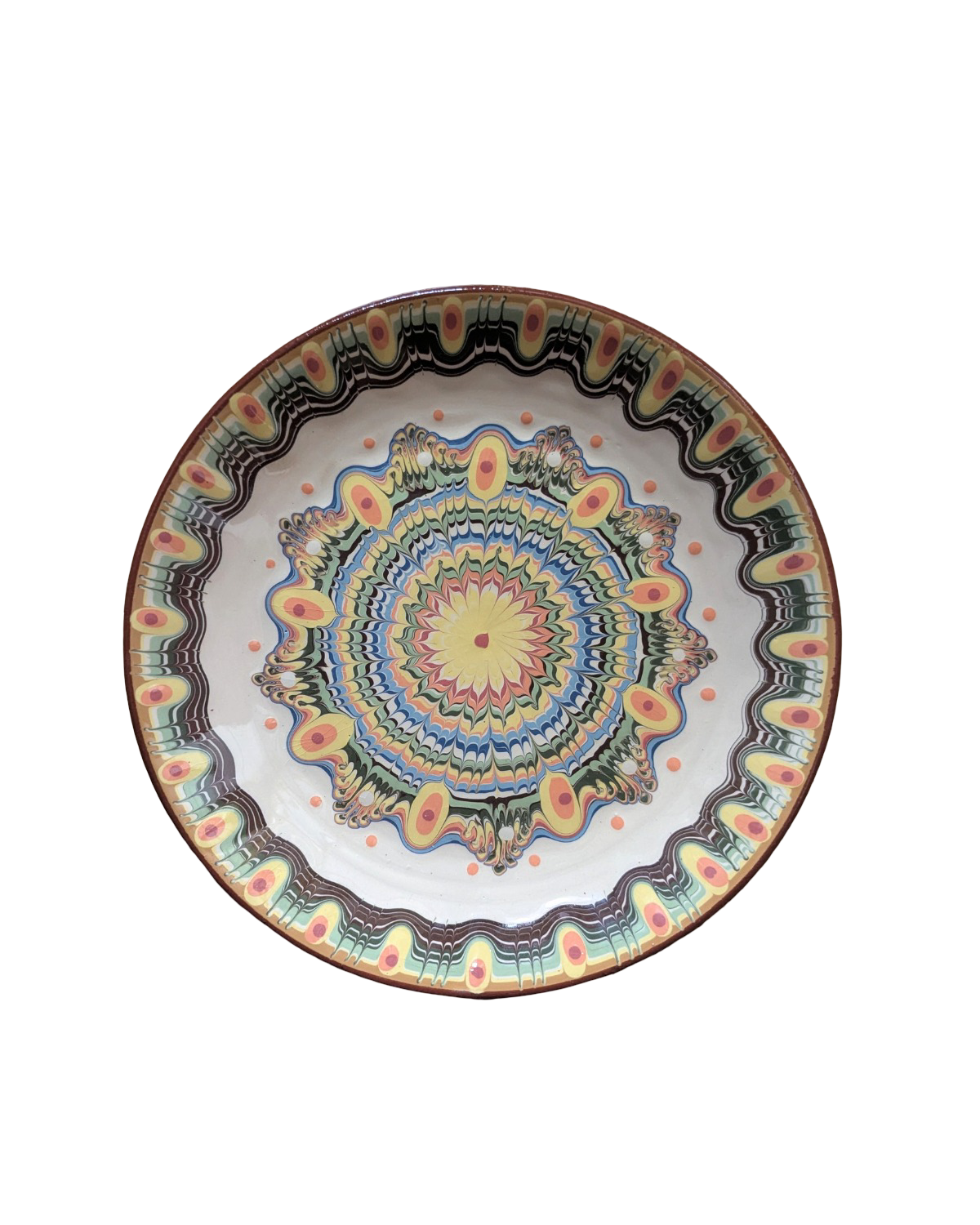 Troyan Ceramic dinner plate - various colours