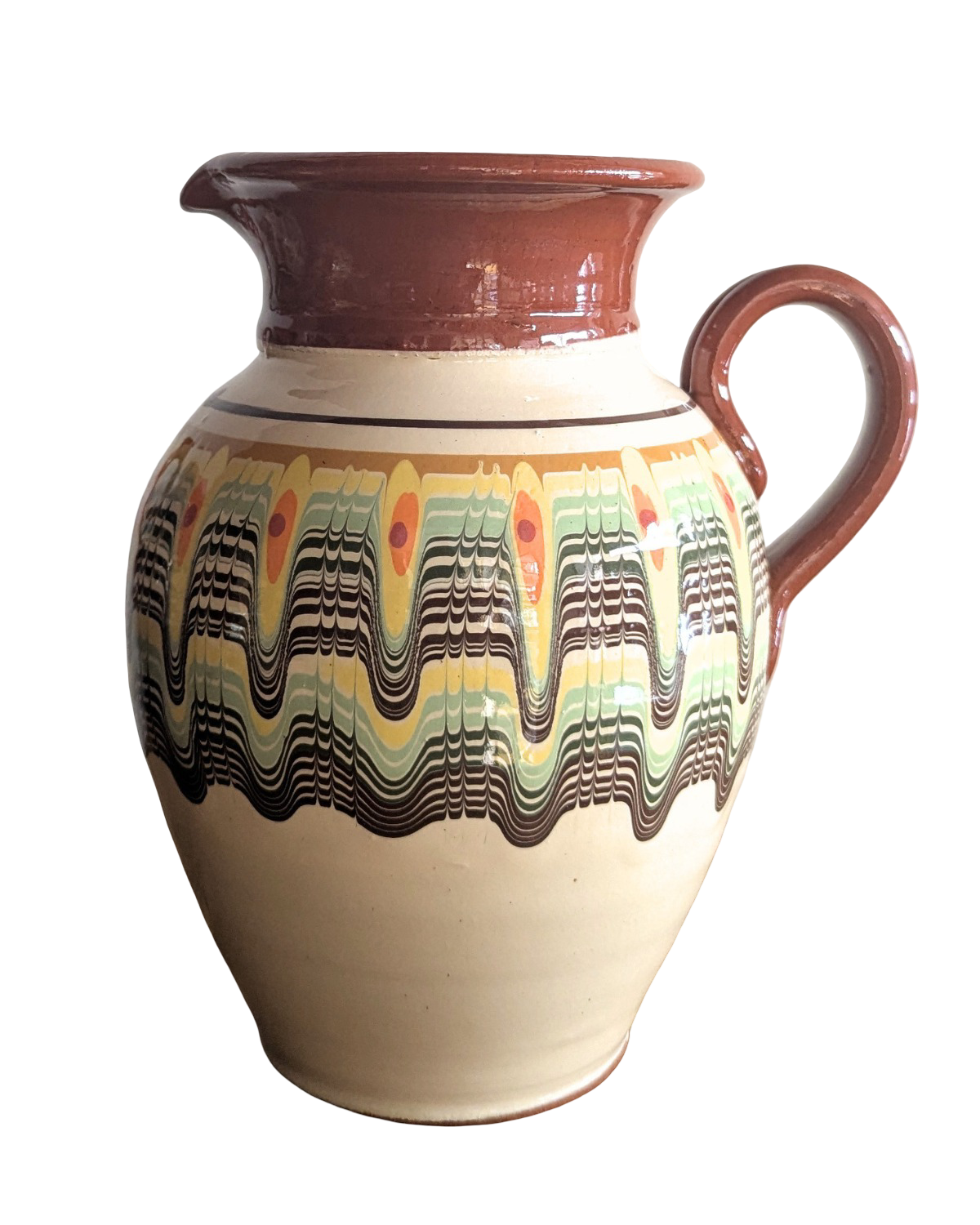 Brocca in ceramica di Troyan 1,5 l - vari colori